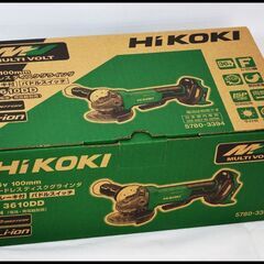 未使用 Hikoki 36V G3610DD (NN) 100mm コードレスディスクグラインダ マルチボルト 本体のみ