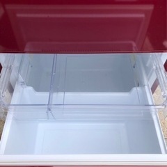 アクア 冷凍冷蔵庫 AQR−18D 184L人気のレッド