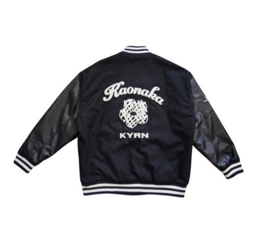 kaoyorinakami flower stadium jacketスタジャン