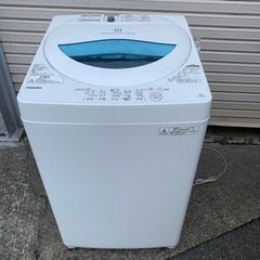 東芝　TOSHIBA 洗濯機　5kg 2017年製　AW-5G5 