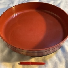 寿司桶　40✖️h7.5cm  内赤外赤に黒線　最後類似品