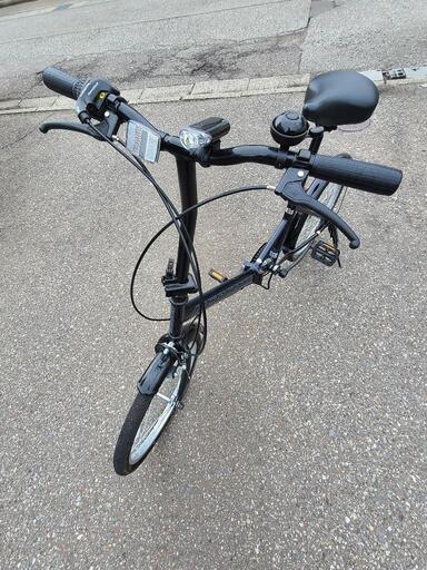 折りたたみ自転車 20インチ シマノ6段変速付き LEDライト（キャットアイ）付属