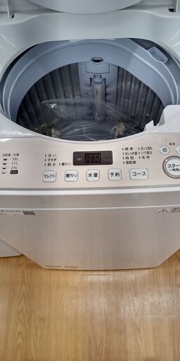 ★ジモティ割あり★ シャープ 洗濯機 ES-GE6D 6kg 19年製 動作確認／クリーニング済み SJ1737