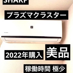 【美品】SHARPエアコン プラズマクラスター AY-N22DH
