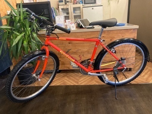 取引き中【ブリヂストンWild west】3×7速　26インチマウンテンバイク　オレンジ 取引き中【ブリヂストンWild west】3×7速 26インチマウンテンバイク