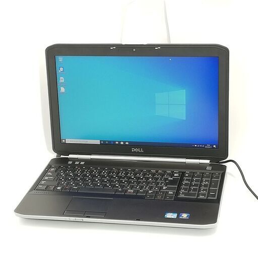送料無料 保証付 Wi-Fi有 フルHD 15.6型ワイド ノートパソコン DELL E5520 中古美品 第2世代Core i5 4GB DVD 無線 カメラ Windows10 Office