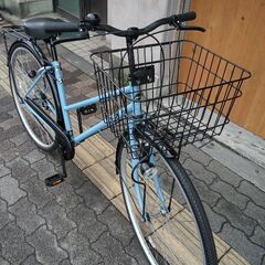 affiche[アフィッシュ]27吋 シティーサイクル シングル/ブルー