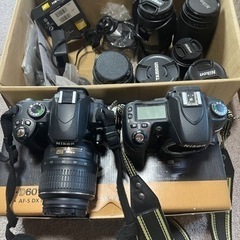 NIKON デジタル一眼レフカメラ　d-80 d-60 レンズ沢山