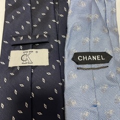 CKとCHANEL ネクタイ 2セット