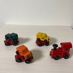 木製おもちゃ　知育パズルと汽車のセット