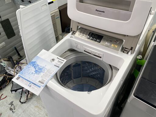 配送設置込み!　パナソニック8.0K洗濯機DDモーター　2016年製　分解クリーニング済み！！