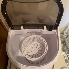 未使用の単身用洗濯機
