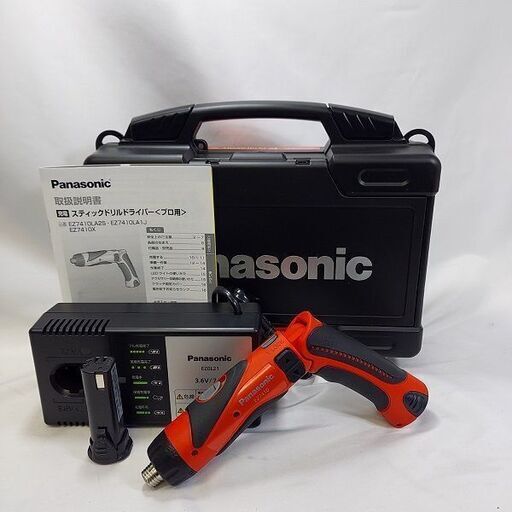 パナソニック Panasonic EZ7410LA2SR1 充電式スティックドリルドライバー【市川行徳店】【店頭取引限定】【未使用】管理番号：IT2T4QG098UO