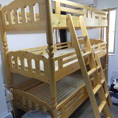 【決まりました】木製３段ベッド