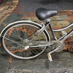 【3273】学童　ブリヂストン　アルベルト　26インチ　前タイヤ新品　17,100円（防犯・税込）