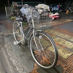 【3273】学童　ブリヂストン　アルベルト　26インチ　前タイヤ新品　17,100円（防犯・税込）