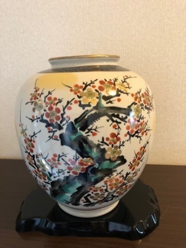 九谷焼　花瓶　壺　つぼ
