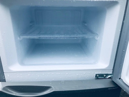 ♦️EJ814番 SHARPノンフロン冷凍冷蔵庫 【2017年製】