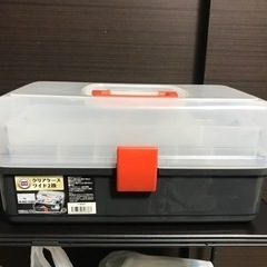 【週末値下げ】美品　3段のクリアボックス　収納BOX