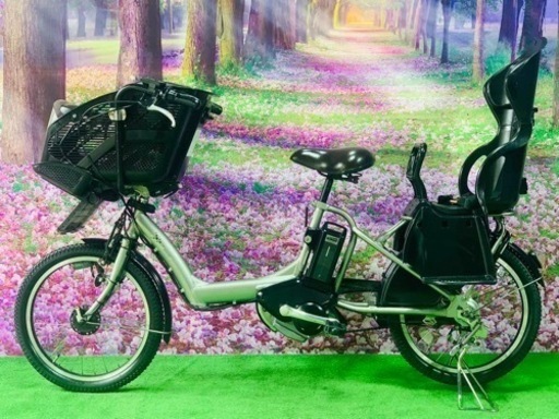 電動アシスト自転車　ブリヂストン　20インチ 子供乗せ　3人乗り ピンク色商品詳細