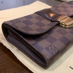 ルイ・ヴィトン【中古レア】長財布　ダミエ　ポルトフォイユ・システィナ