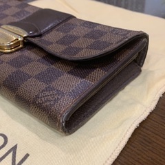 ルイ・ヴィトン【中古レア】長財布　ダミエ　ポルトフォイユ・システィナ