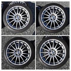 【超大幅値下げ！】18インチタイヤホイール WORK SPORBO 18×7.5J +48 PCD100 / MICHELIN PILOT SPORT4 225 45 18