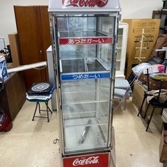 コカ・コーラ 温冷ショーケース 4面ガラス 業務用 冷蔵庫 2段...