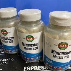 KAL, リンゴ酸マグネシウム400、90粒