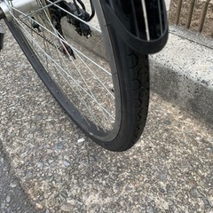 🎏🎏　配達可能　クロスバイク　ＲＯＶＥＲ　700cx28c 前後タイヤ　新品　6変速　青　美品