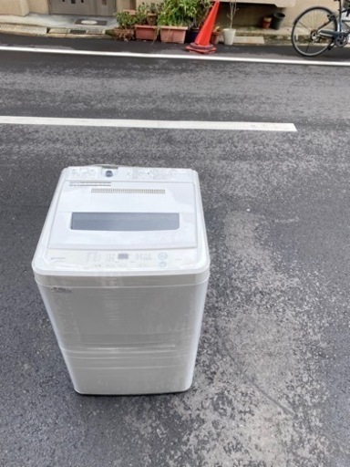 大阪市内配達設置無料 山善洗濯機２０２１　５キロ保証有り