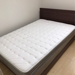 ? 大阪市内配達設置無料 ?超綺麗 ダブルベッドマットレスセット??