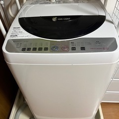 【3/29(水)にお渡し可能】　洗濯機(シャープ製)