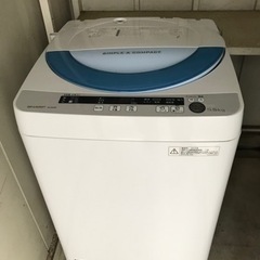 洗濯機　シャープ　【お取り引き完了】