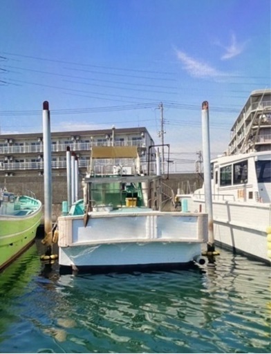 11トン 小型兼用船 遊漁船 監視船等 ヤンマー320ps エンジン好調