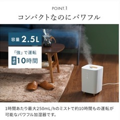 【定価8.8千円】加湿器　l’s humidifier mini