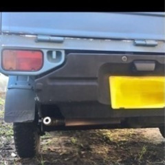 スバル　サンバー　ワンオフマフラー