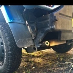 スバル　サンバー　ワンオフマフラー