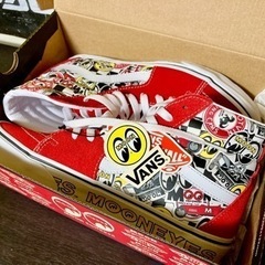 ムーンアイズVANSコラボ赤白