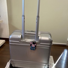 ZERO のスーツケース、小型スーツ入れもお付けします。