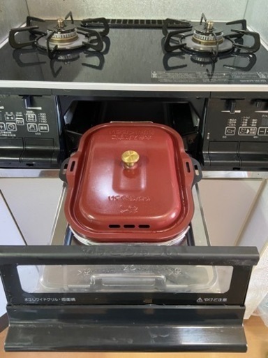 パロマ ガスコンロ 美品 プロパンガス用 ラクック付 - ガステーブル 