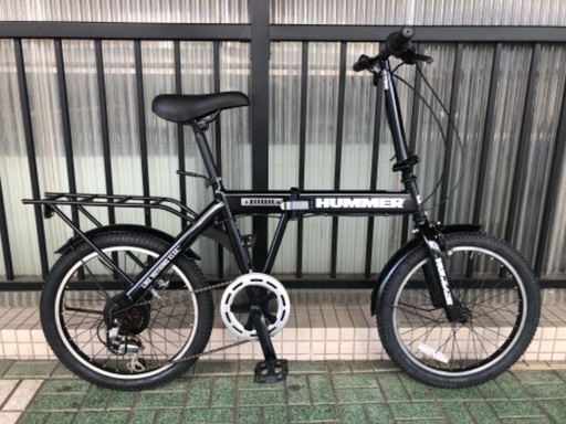 折りたたみ自転車HUMMER 前後タイヤ新品です✨定価 : 34,000円。