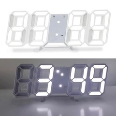 LEDデジタル時計　3D時計