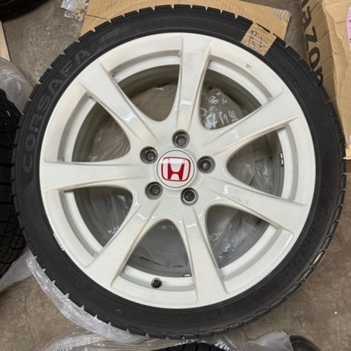 シビック タイプR FD2 純正ホイール スタッドレス付き
