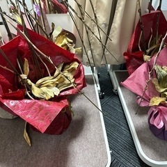 胡蝶蘭の鉢、支柱