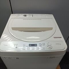 シャープ　全自動洗濯機　ES-GE4D-C　4.5ｋ『美品中古』2020年式