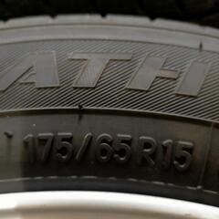 夏タイヤ2021年製　175/65R15 ホイールセット　