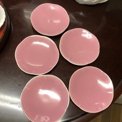 ピンク皿5枚セット26処分