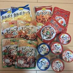 レトルト食品、缶詰