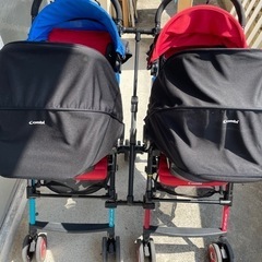 最終値上げです。コンビf2トラベルシステムベビーカー双子セット
